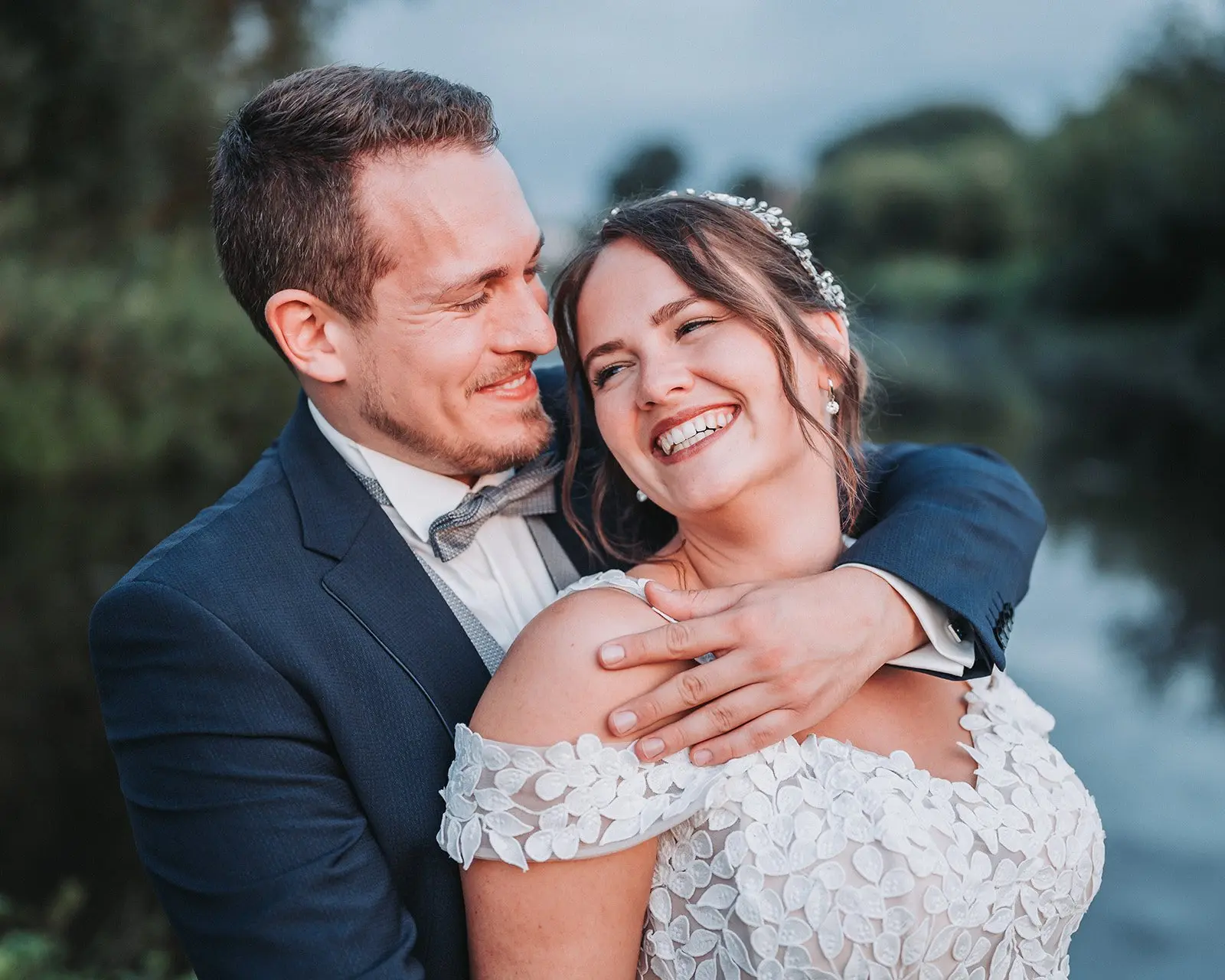 Brautpaarshooting von Svenja und Finn in Dithmarschen