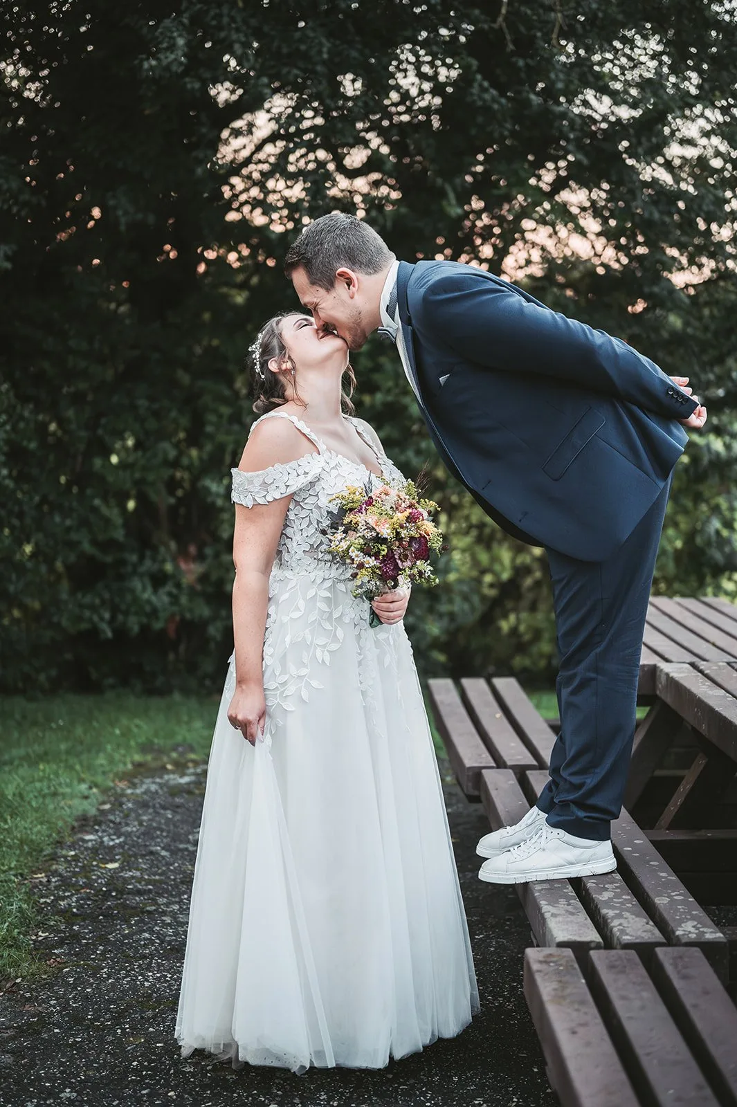 Brautpaarshooting von Svenja und Finn in Dithmarschen