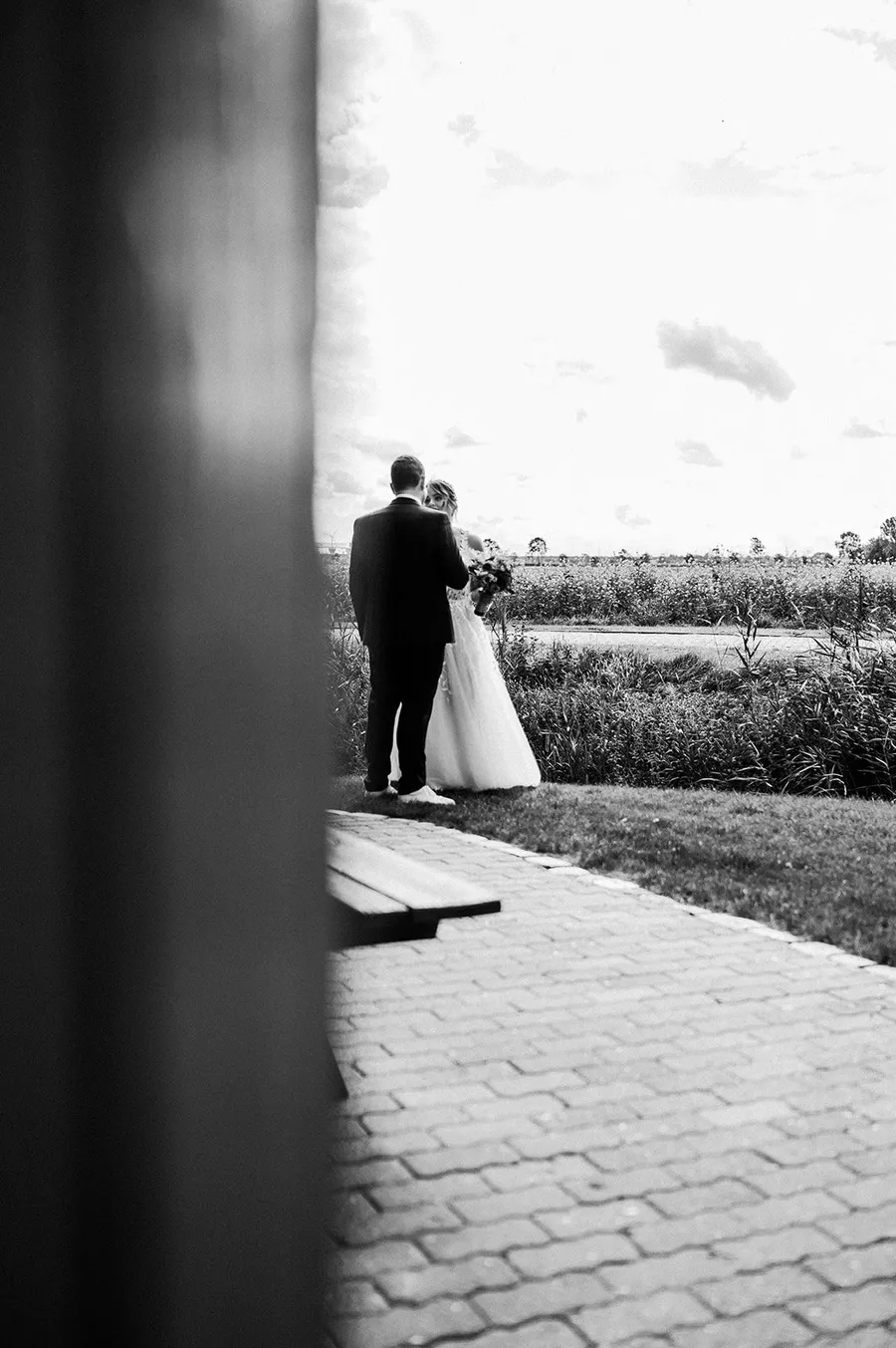 First Look von Svenja und Finn am Hochzeitstag, Bild 1