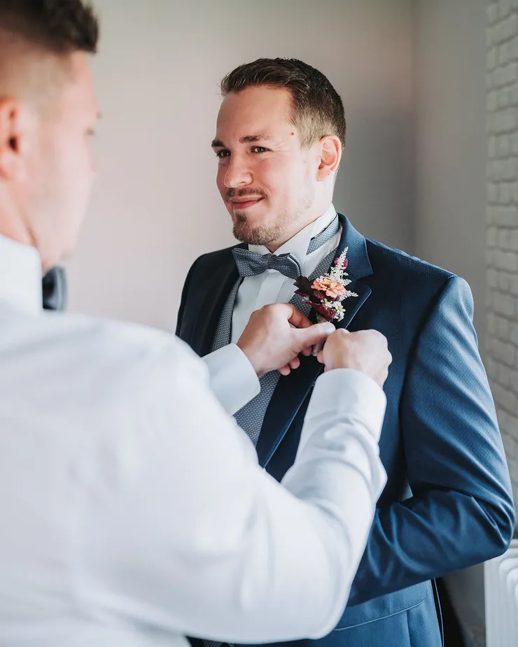 Getting Ready vor der Hochzeit von Svenja und Finn in Dithmarschen, Filmstreifen 8