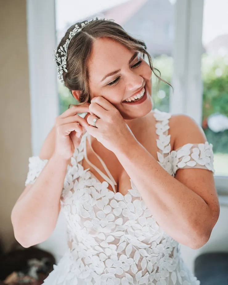 Getting Ready vor der Hochzeit von Svenja und Finn in Dithmarschen, Filmstreifen 9