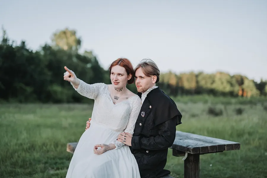 Brautpaarshooting von Timon und Clare am Donnerklee bei St. Michaelisdonn, Bild 8