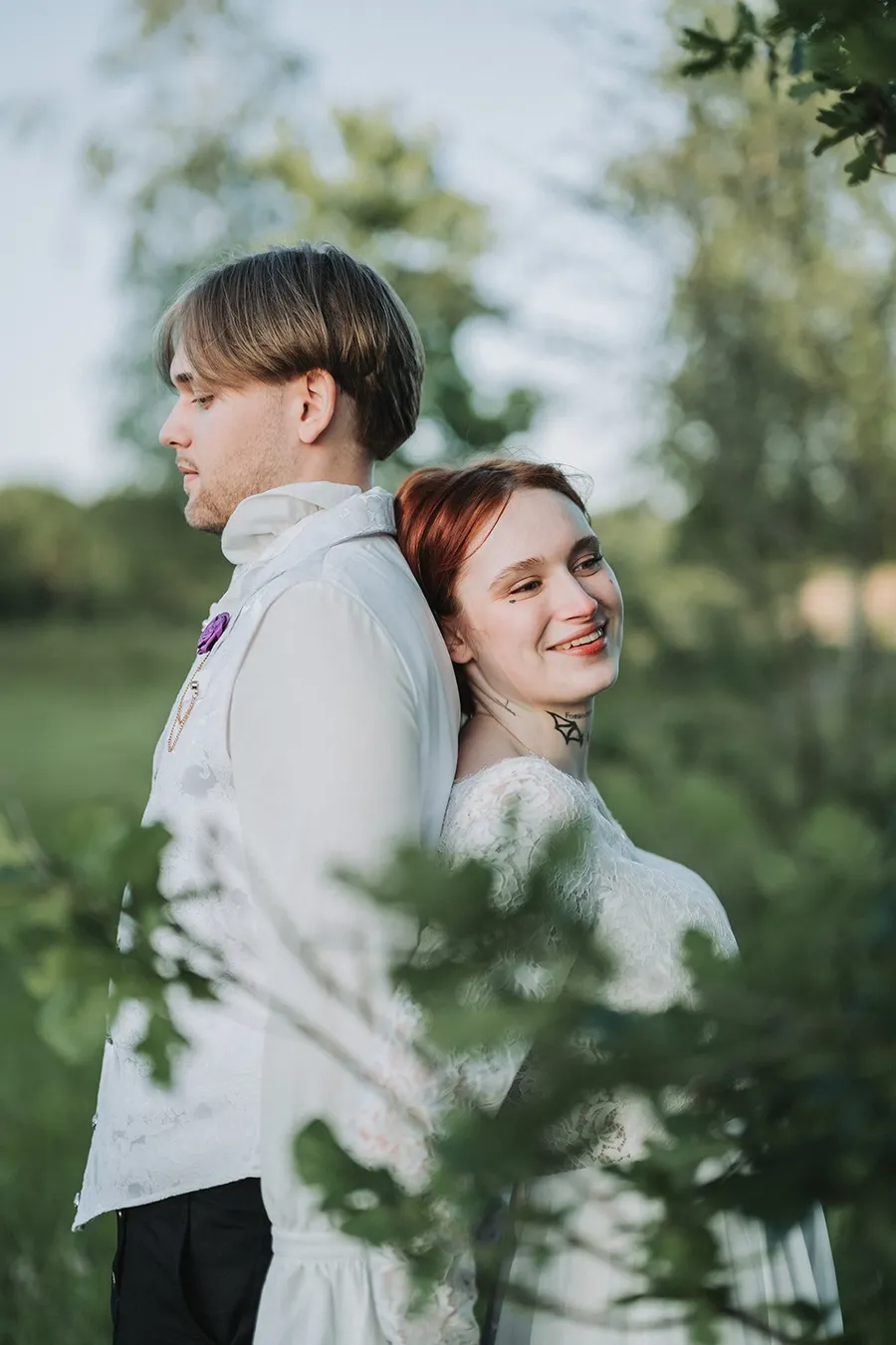 Brautpaarshooting von Timon und Clare am Donnerklee bei St. Michaelisdonn, Bild 11