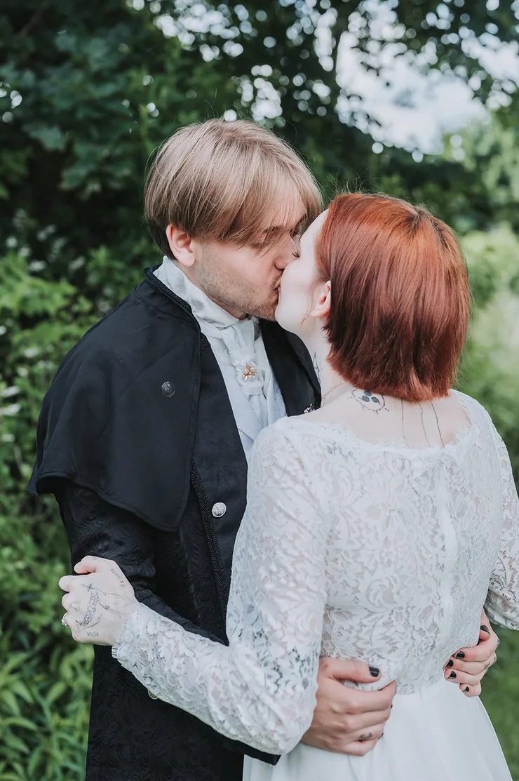 Trauung von Timon und Clare in der Hochzeitsmühle in Eddelak, Filmstreifen 2