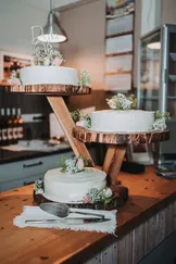 Deko und Essen der Hochzeitsfeier von Deike und Ove in Friedrichskoog