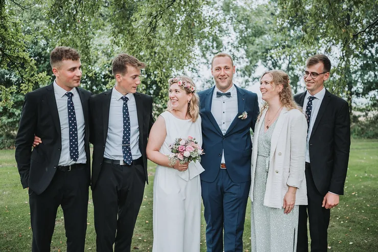 Familienfotos bei der Hochzeit von Deike und Ove, Filmstreifen 12