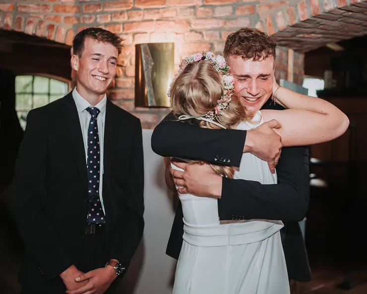 Trauung von Deike und Ove in der Hochzeitsmühle in Friedrichskoog, Filmstreifen 1