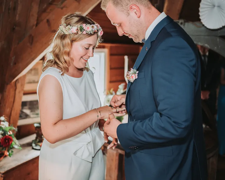 Trauung von Deike und Ove in der Hochzeitsmühle in Friedrichskoog, Filmstreifen 2