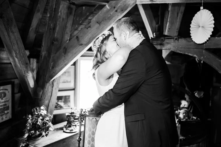 Trauung von Deike und Ove in der Hochzeitsmühle in Friedrichskoog, Filmstreifen 3