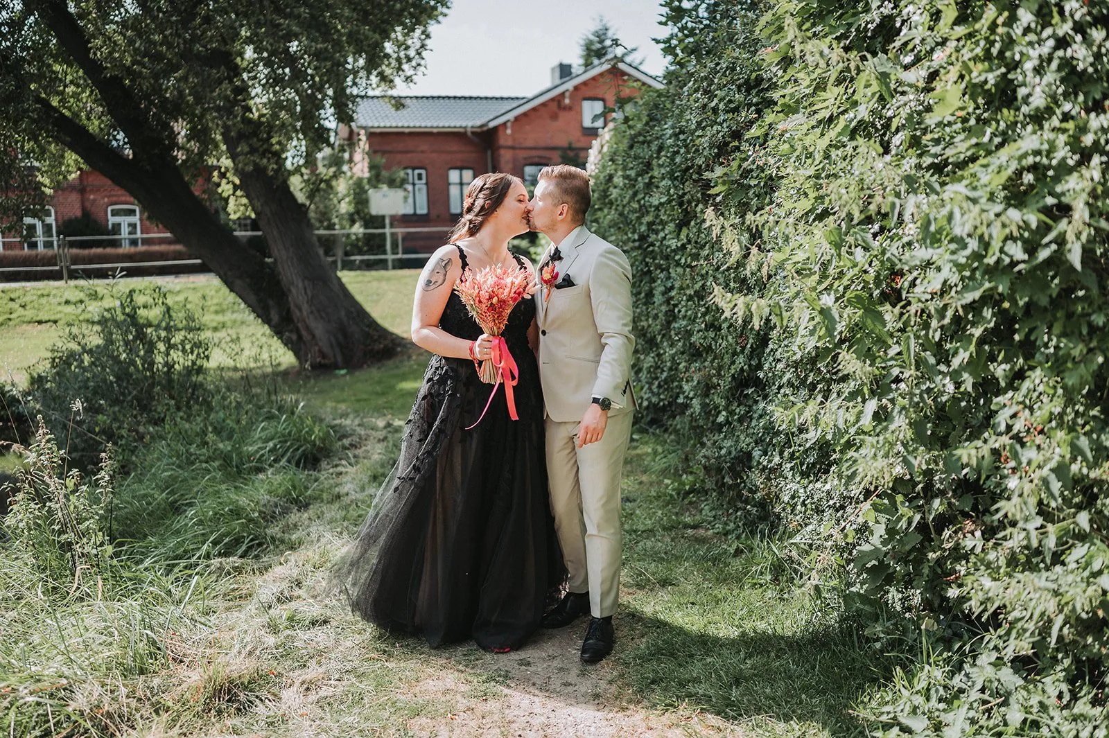 Brautpaarshooting bei einer Hochzeit