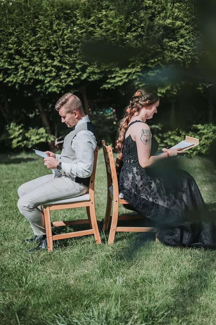 First Look von Bere und Francisco vor der freien Trauung, Filmstreifen 11