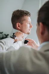 Getting Ready vor der Trauung bei einer Hochzeit