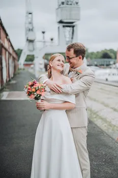 Brautpaarshooting bei einer Hochzeit in Lübeck
