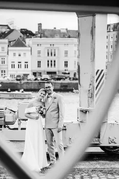 Brautpaarshooting bei einer Hochzeit in Lübeck