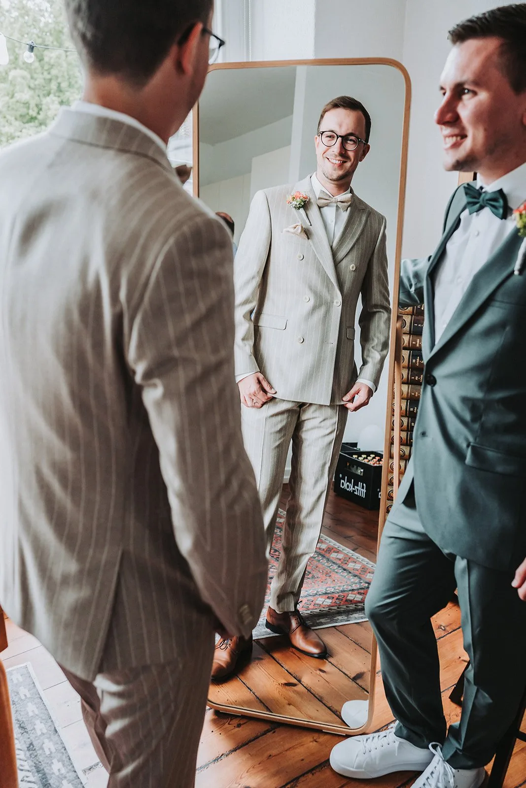 Getting Ready vor der Trauung bei einer Hochzeit in Lübeck