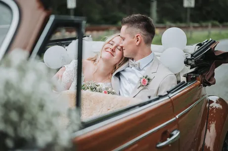 Brautpaarshooting von Lina und Johannes in Marne