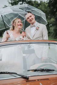 Brautpaarshooting von Lina und Johannes in Marne