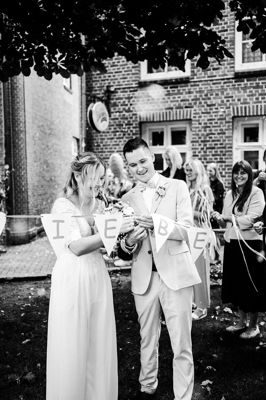 Sektempfang bei der Hochzeit von Lina und Johannes, Bild 5