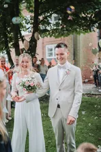 Sektempfang von Lina und Johannes in Marne