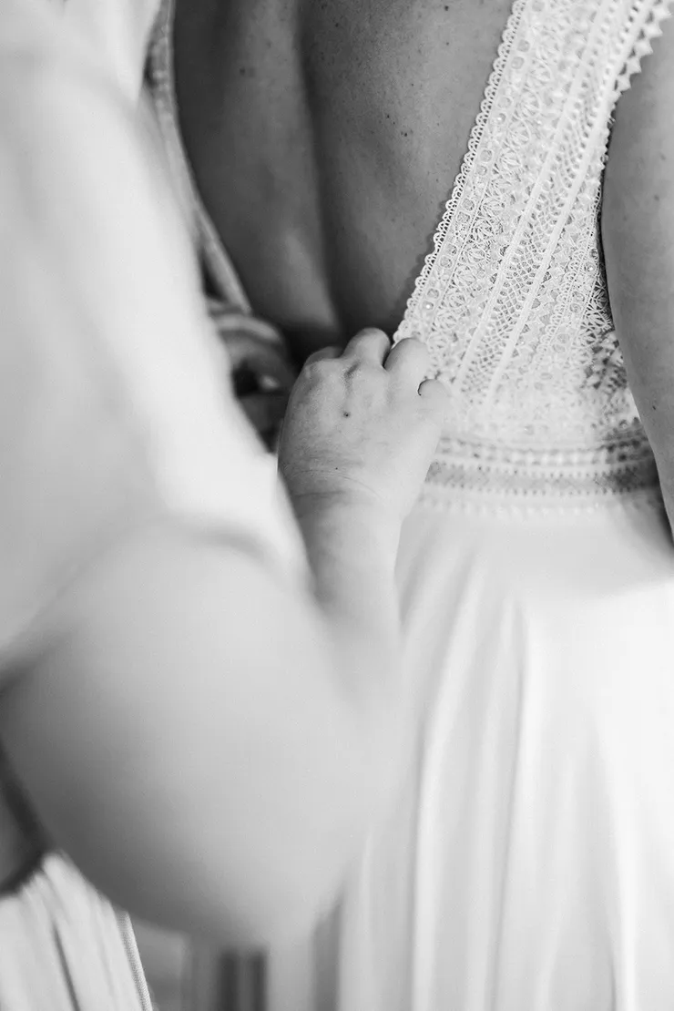 Getting Ready vor der Hochzeit von Niko und Judith, Filmstreifen 8