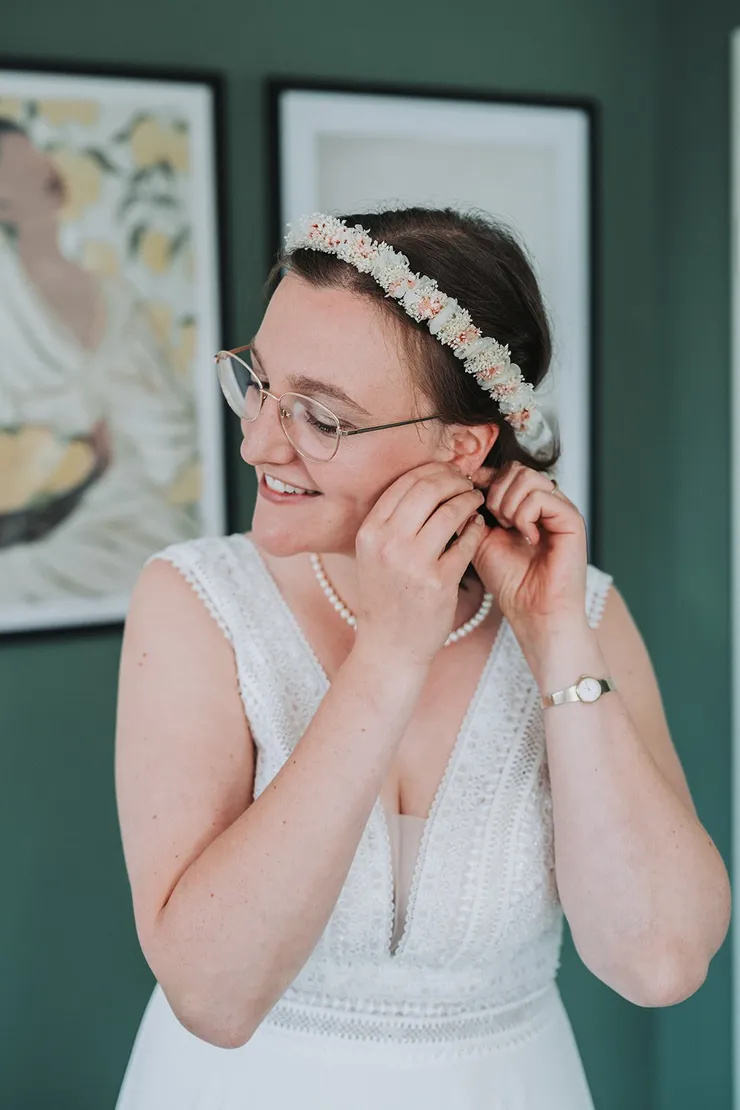 Getting Ready vor der Hochzeit von Niko und Judith, Filmstreifen 11