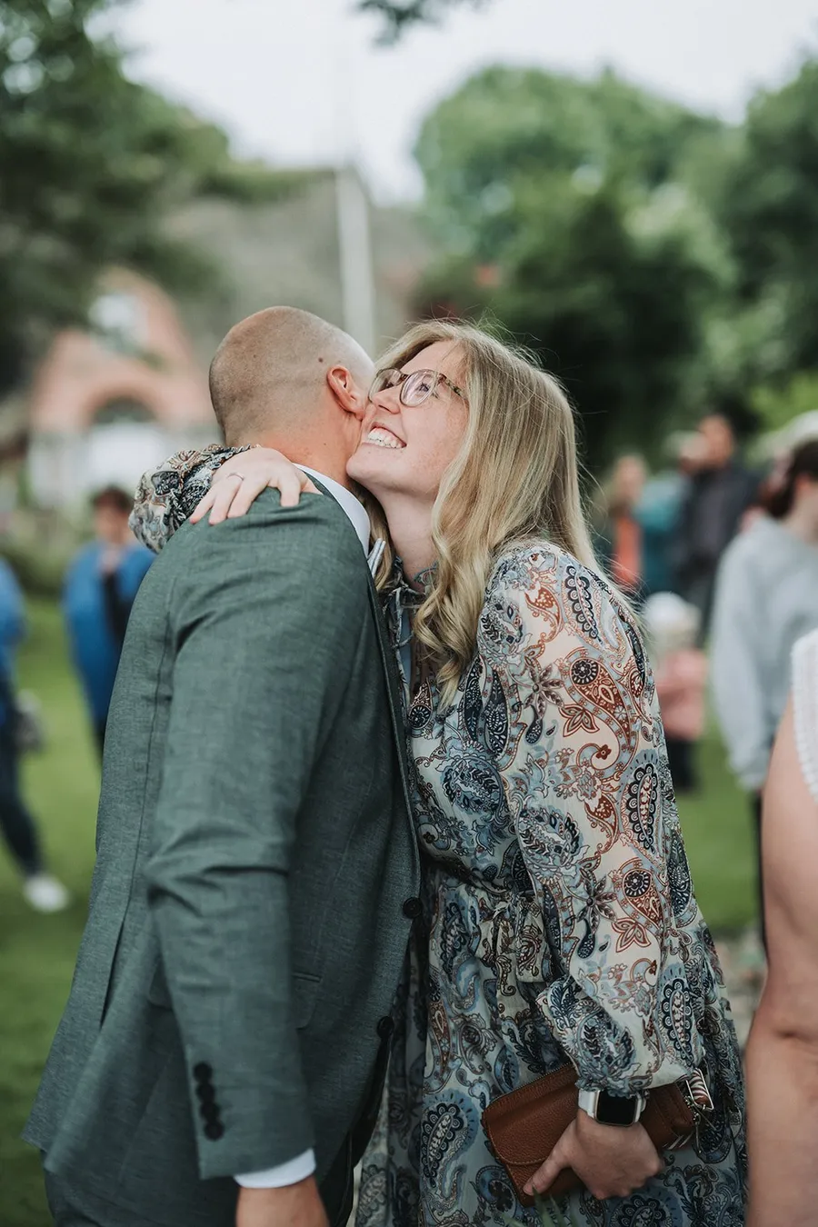 Sektempfang und Gratulation bei der Hochzeit von Niko und Judith, Bild 13